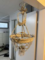 Retro-Chandelier, Vintage Look, mit Glasbehang, Top!