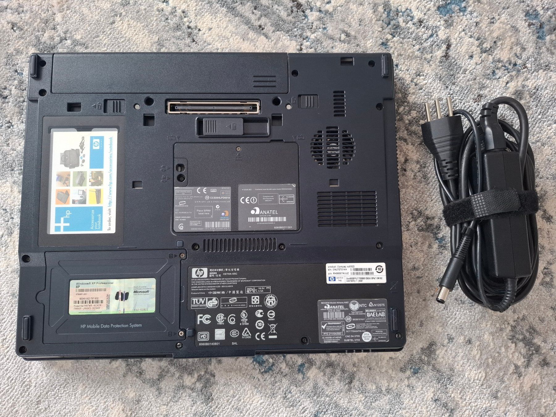 Compaq Notebook: HP Compaq nc6320 SSD, Serial - RS-232, Win. XP & Office 2007 – Usato da MAGDEN venduto da GoldenEagle2020 3
