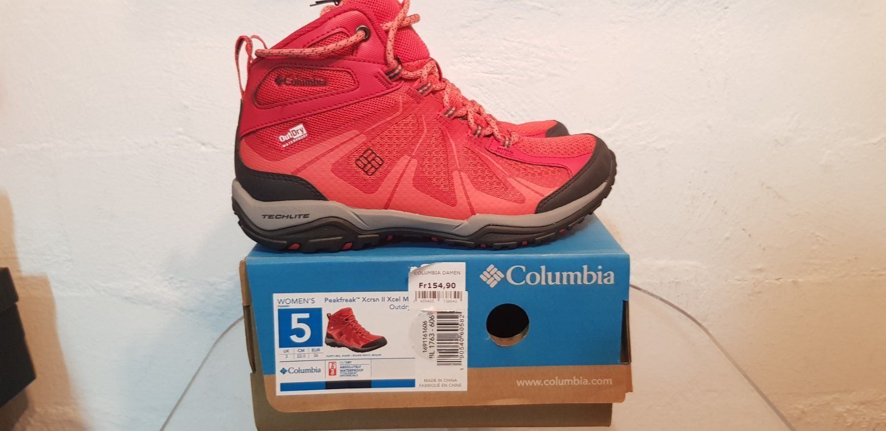 Columbia Damenschuhe: COLUMBIA PEAKFREAK Xcrsn II Xcel MID  36 – Neu und originalverpackt aus Kilchberg ZH von boanse 7