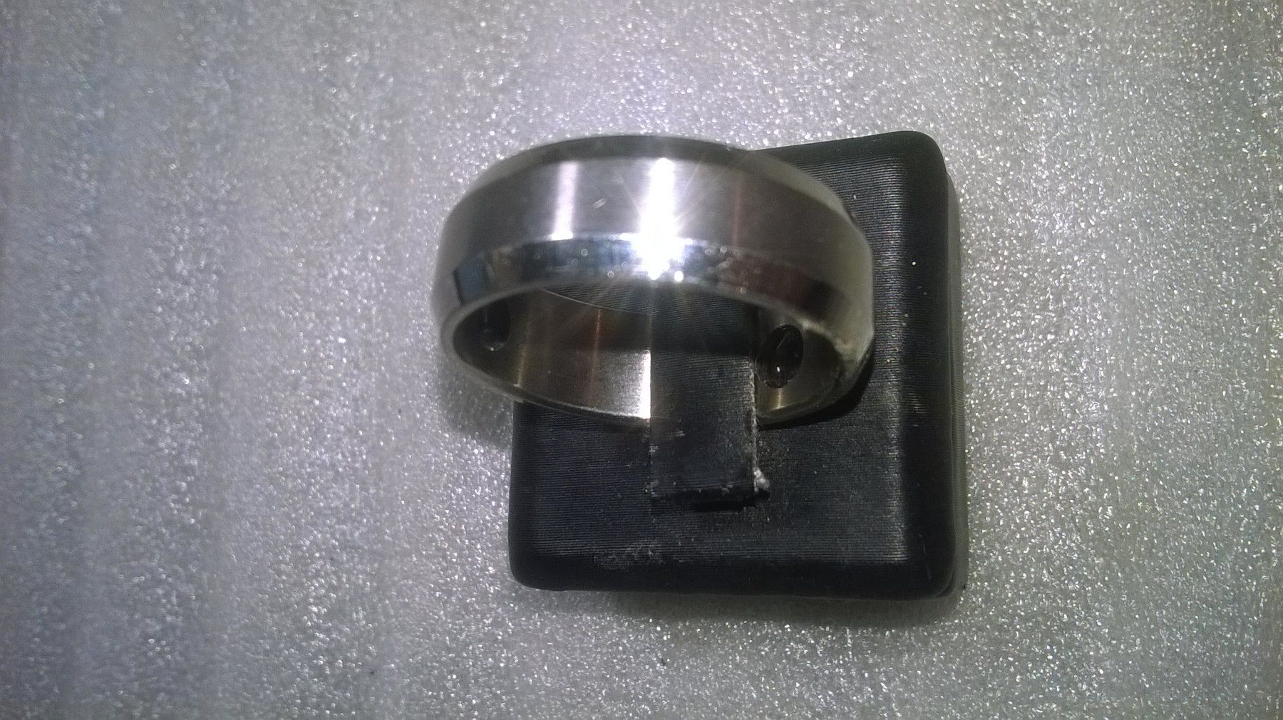 Anelli: ring edelsthal,,,matte und glanzig – Nuovo (secondo la descrizione) da Basel venduto da bijoutrie_4 1