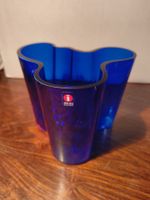 Alvar Aalto Ittala Finnland Savoy Kobaltblau 1998 12cm