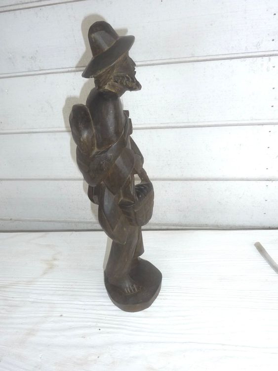 Schüttelnde Holzmann Figur - Charmante Kleine Holz Produktbild-Vorschau 3