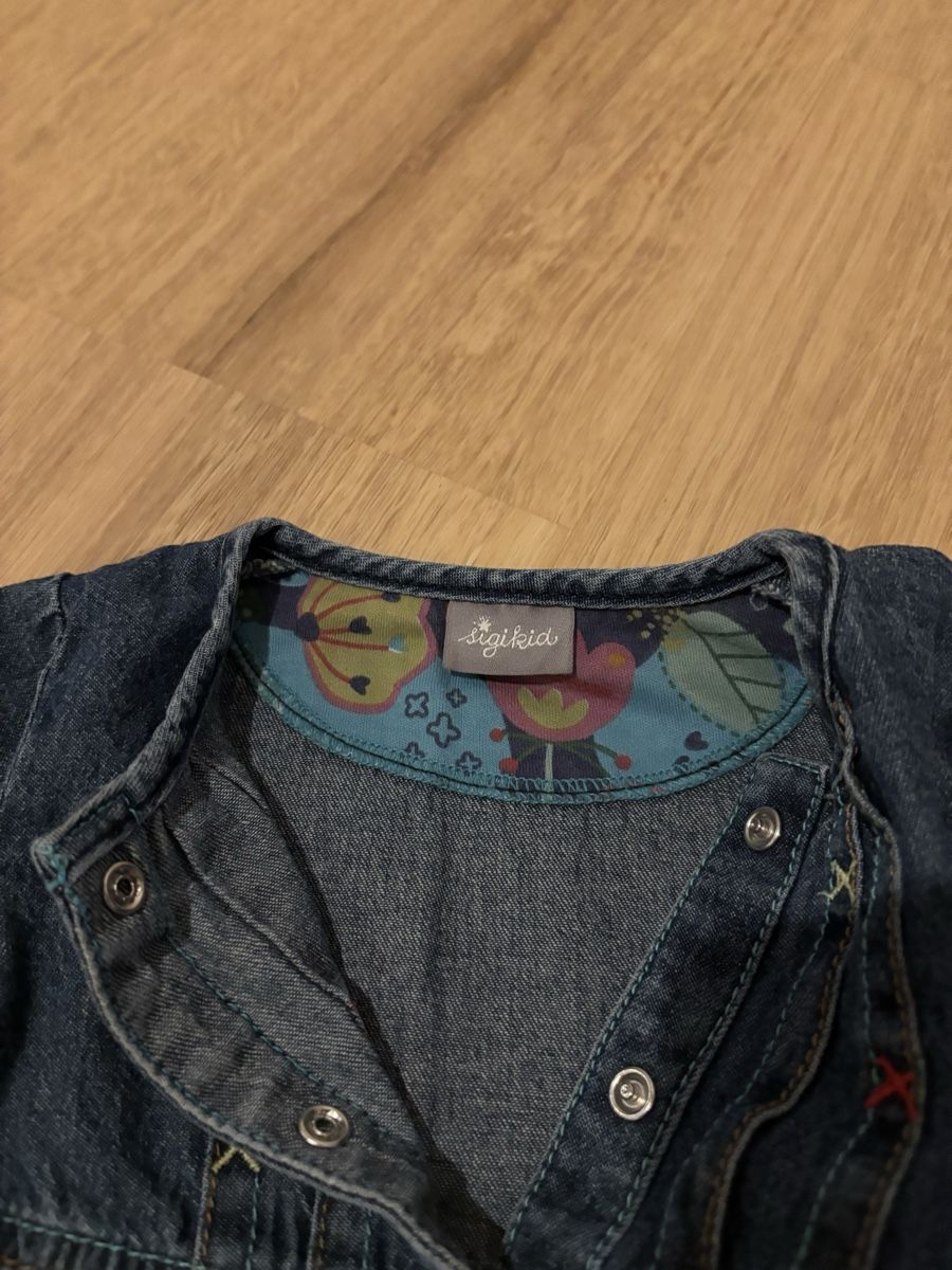 Sigikid Robes et jupes: Sigikid Jeanskleid Grösse 74/9M – D'occasion à Altnau par Al_Me 3