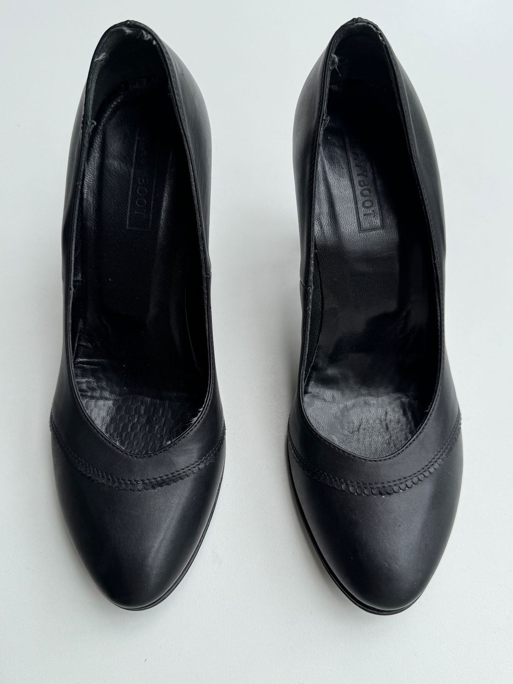 Navyboot Chaussures femmes: Navyboot schwarz Leder Highheels Gr 38.5 – D'occasion à Bremgarten b. Bern par misscello 2