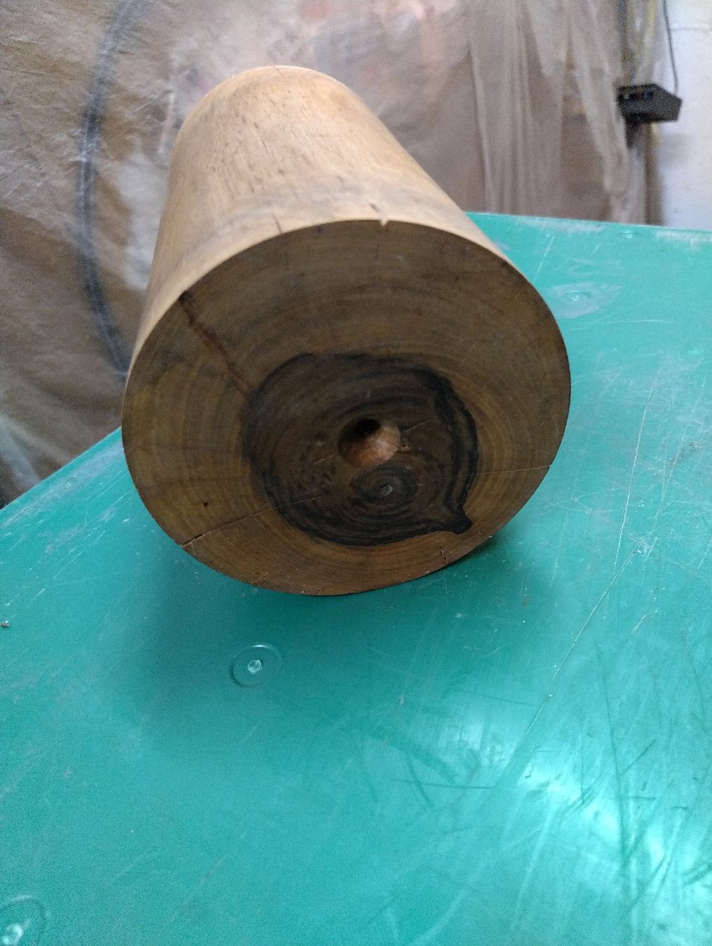 Articoli in legno: Nussbaum Zylinder, gedrechselt – Nuovo (secondo la descrizione) da Neunkirch venduto da StadtOaseGmbH 2