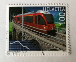 Nr.1350 Stempel 100 Jahre Berninalinie 2010   