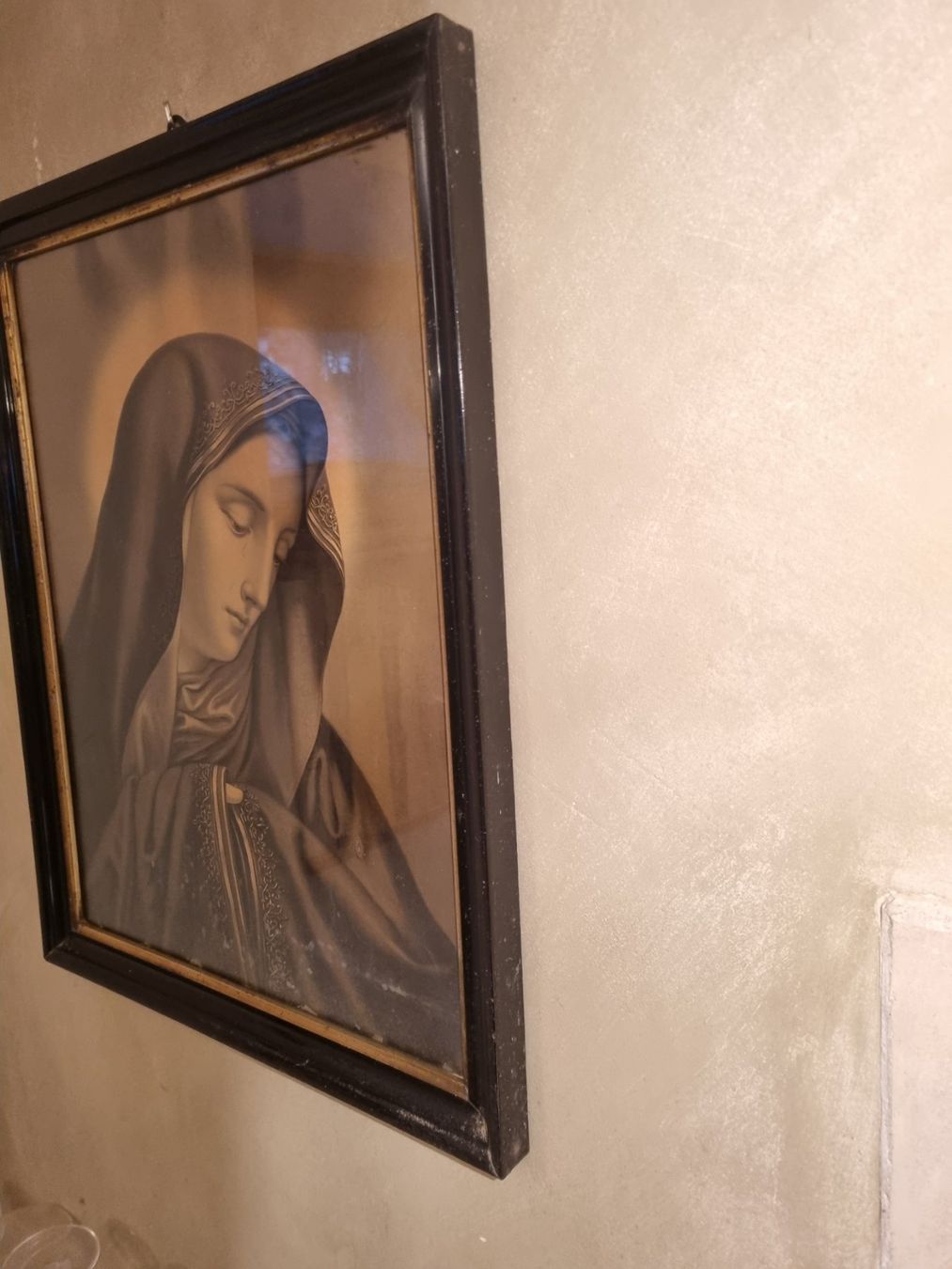 Foto & Immagini: antikes Bild mit altem Glas (Luftblasen) – Usato da Fürstenaubruck venduto da PizBeverin2018 4