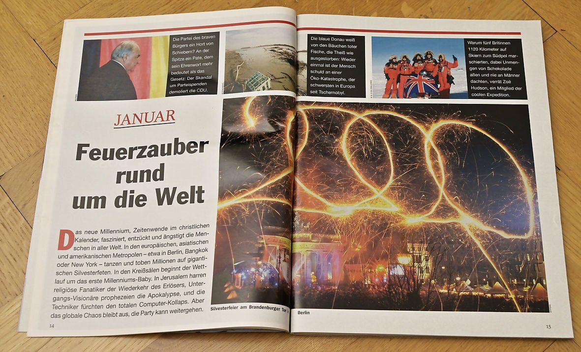 Riviste & Magazine: DER SPIEGEL 2000 Jahresrückblick – Difettoso da Bern venduto da Maccalvin 2