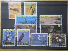 Vögel Dschibuti Mi 199-200**, 429-32, 549-52