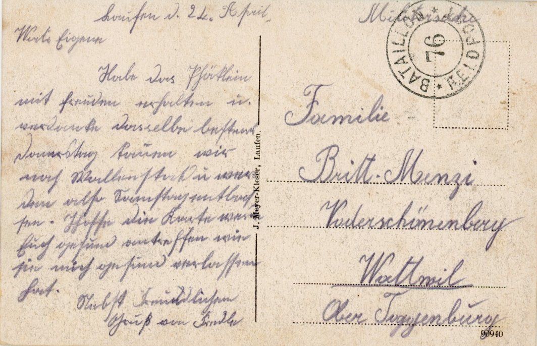 Ansichtskarten: Laufen   BL   -   BIRSBRÜCKE – Gebraucht aus Brig von Valcards54 1