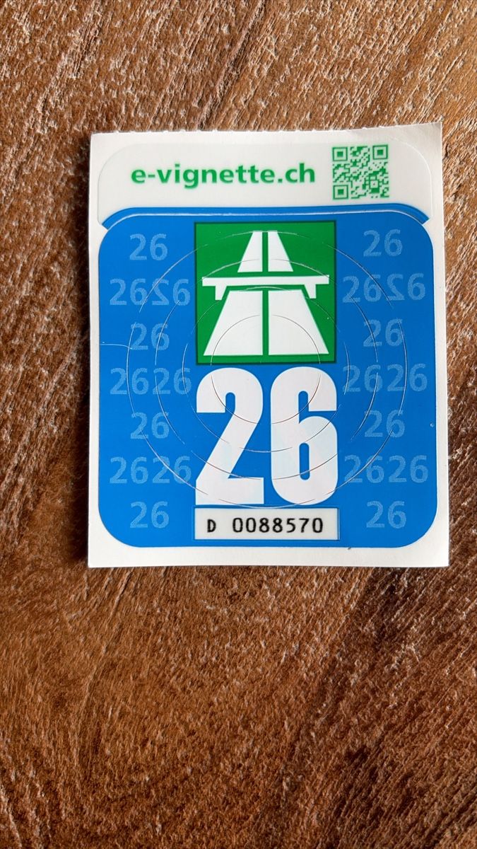 Vignette autostradali: Autobahn-Vignette 2026 – Nuovo e nell'imballaggio originale da Riehen venduto da Kalle1358