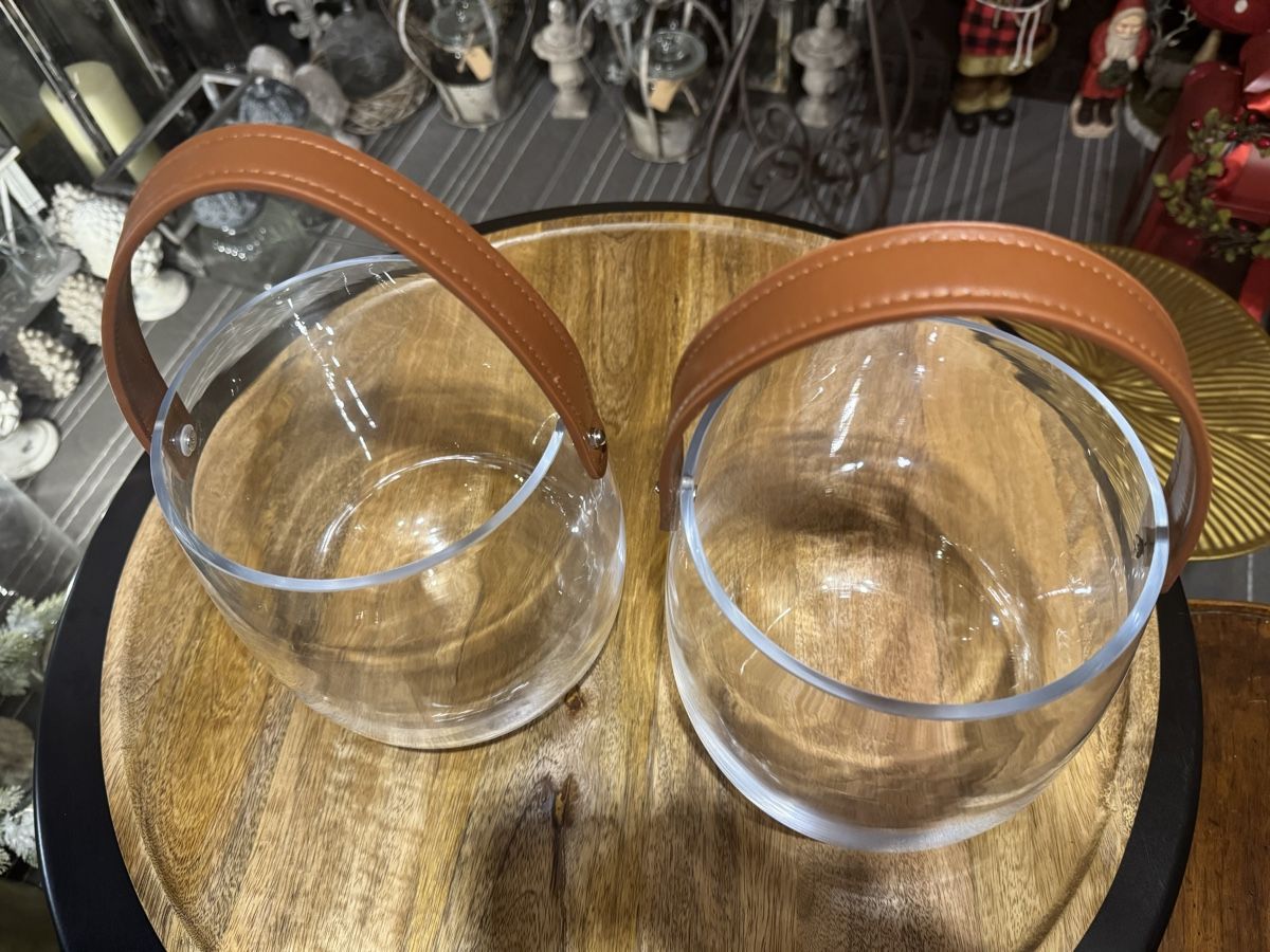 Tutte le decorazioni: 2 Windlichter aus Glas, 21cm gross – Usato da Pfäffikon ZH venduto da lenaviktoria 2