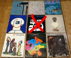Graphis. Hans Erni, Swissair, Picasso, Sendak, Punch ua 1St