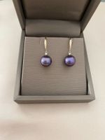 10.5 mm echte Perlen Ohrringe 14k Gold