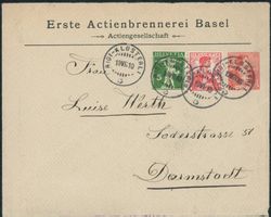 1909 - Privatganzsache - Brief - Helvetia -Tellknabe - Rigi