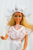 Barbie Puppe Superstar 80er sehr bespielt Vintage Hochzeit