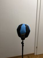 Boxsack mit Handschuhen HUDORA blau/schwarz gebraucht
