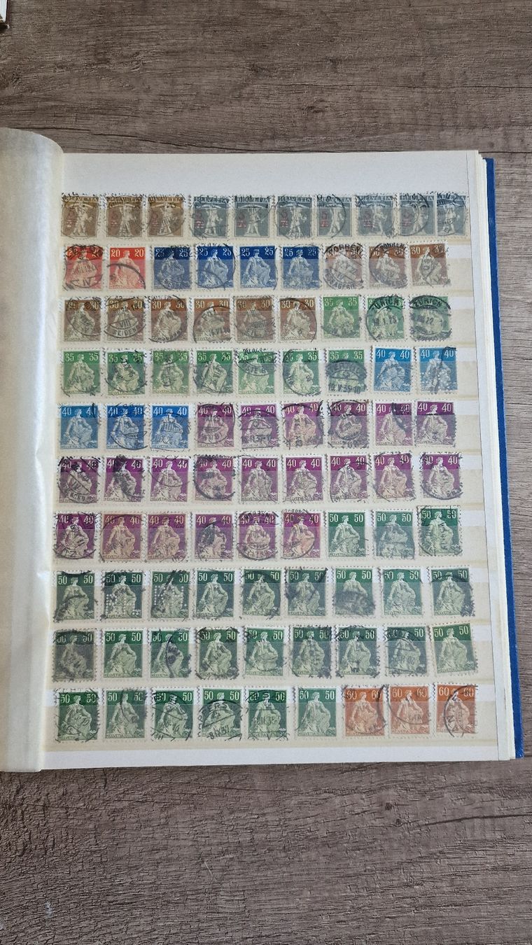 Alle Briefmarken: Schweizer Briefmarken Sammlung ab 1.- – Gebraucht aus amriswil von 3dworldswiss 9