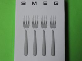 4 Kuchengabeln SMEG NEU, originalverpackt, unbenutzt!