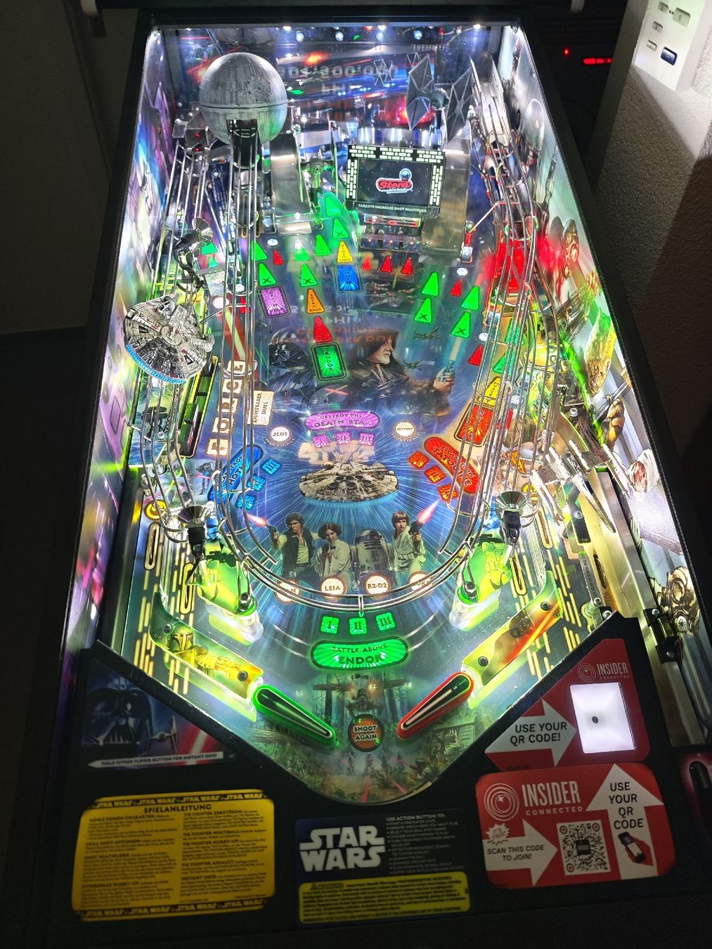 Stern Pinball Flipper: Stern Star Wars Premium Flipperkasten – Usato da Stetten AG venduto da marco_09 4