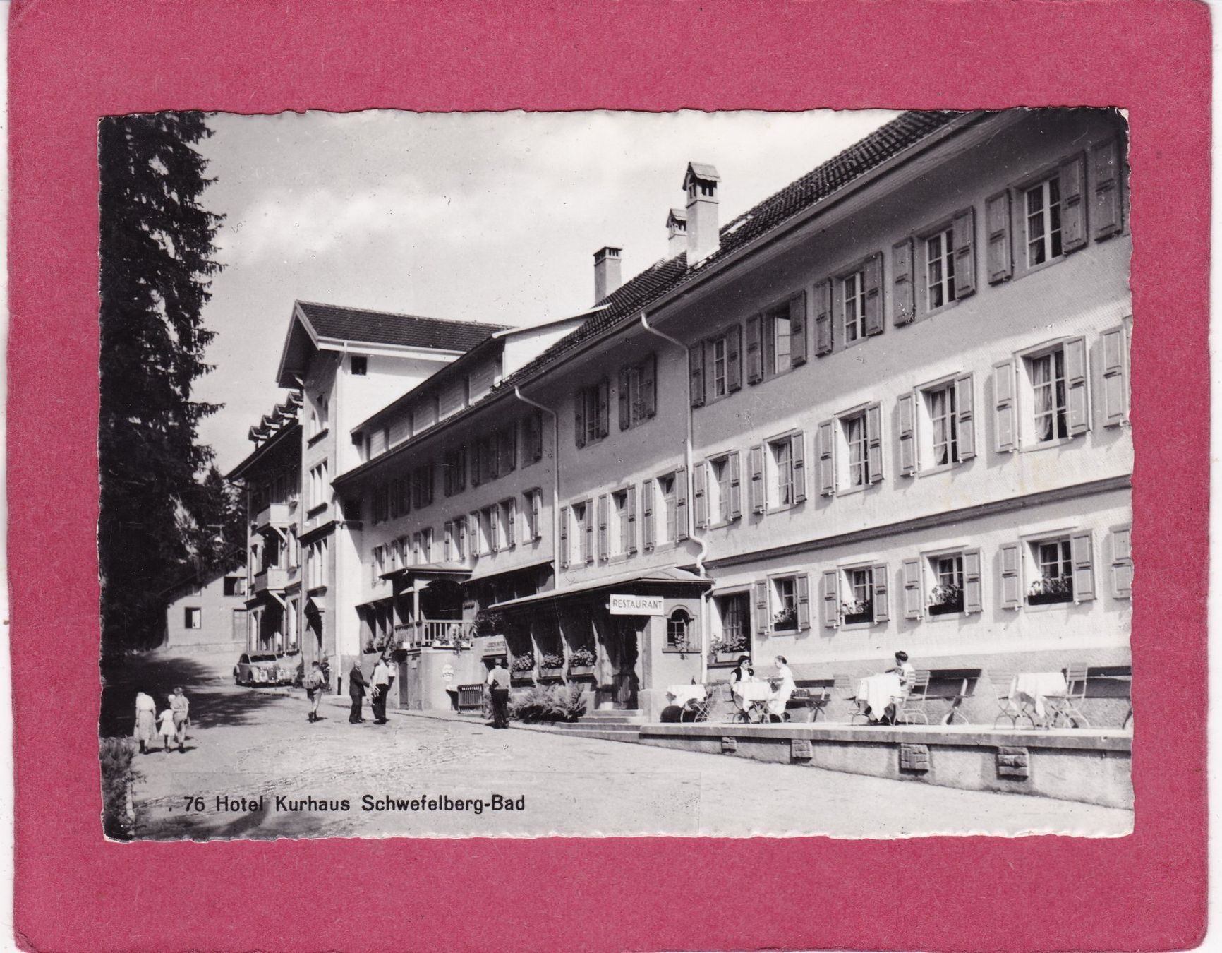 Cartoline postali: Hotel Kurhaus Schwefelberg - Bad 1958 – Usato da Herisau venduto da Lisegrat2008