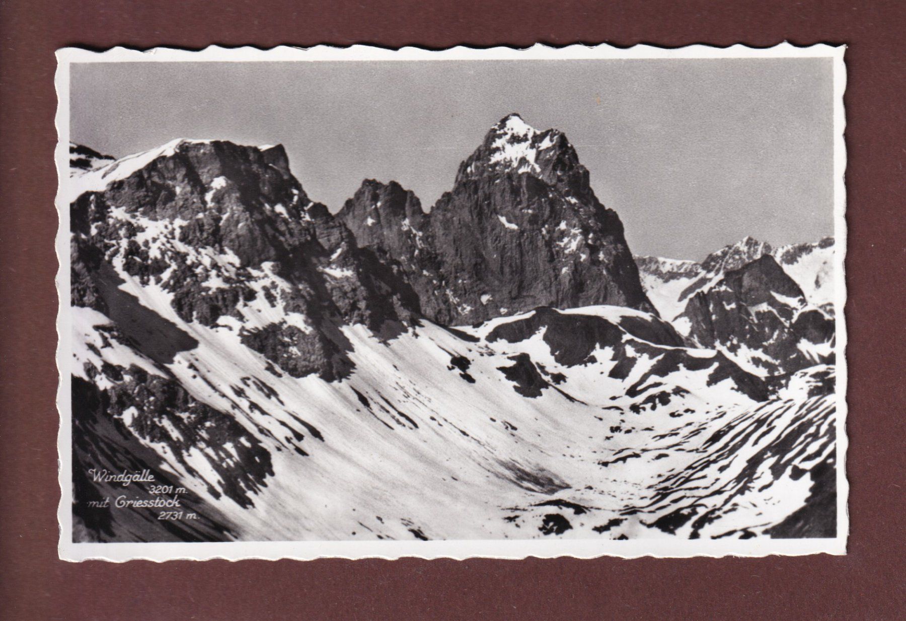 Cartes postales: WINDGALLE - Griesstock – D'occasion à Pully par nicecards-shop
