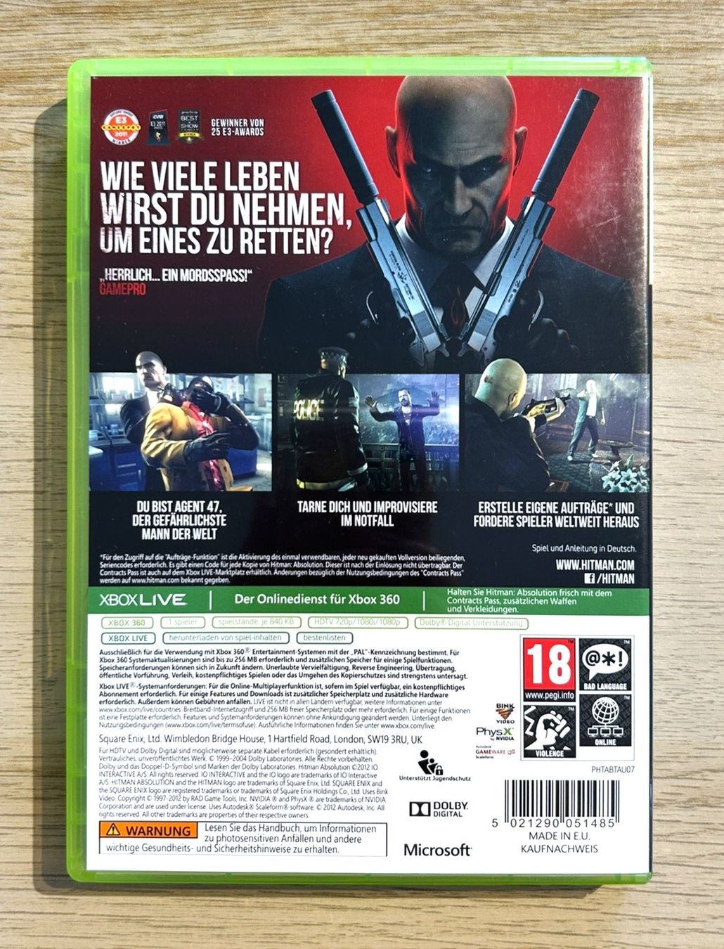 Microsoft Spiele: Hitman Absolution Xbox 360 – Gebraucht aus St. Gallen von Alpine.Arcade 1