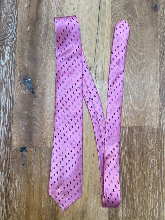 Beautiful ETON pink silk tie