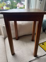 Massivholz Hocker Beistelltischli Vintage