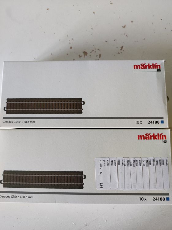 20 Stück C-Gleis gerade, 24188 (Gebraucht) in Seuzach für CHF 19 – mit ...