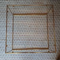 Couchtisch Glas/Messing