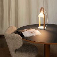 Mazō 16PLUS Table Lamp with Natural Wood Frame - New!