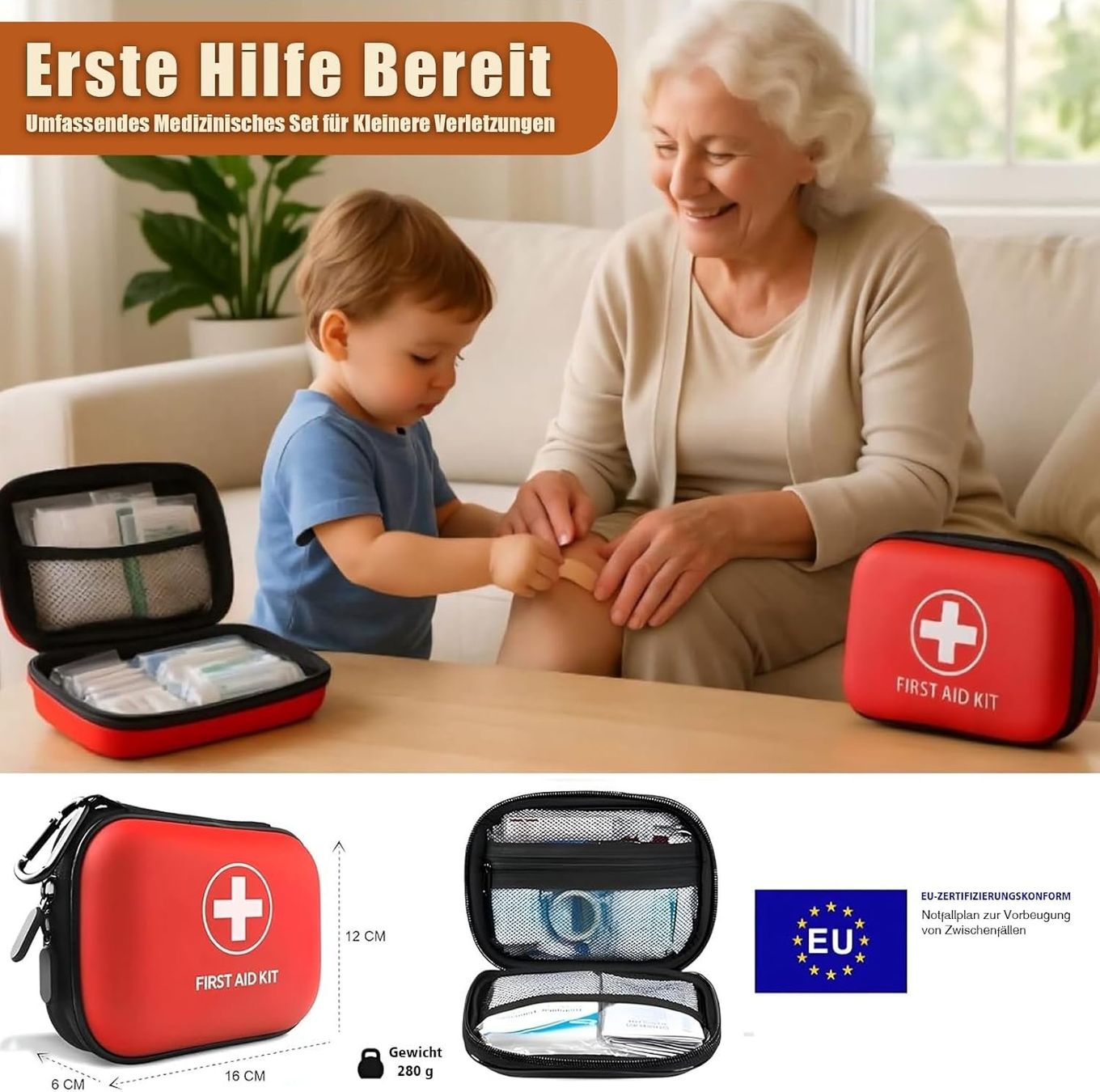 Tutti gli attrezzi: Survival Kit 140in1 Erste Hilfe Notfallradio – Nuovo e nell'imballaggio originale da Schaffhausen venduto da her_zt65 4