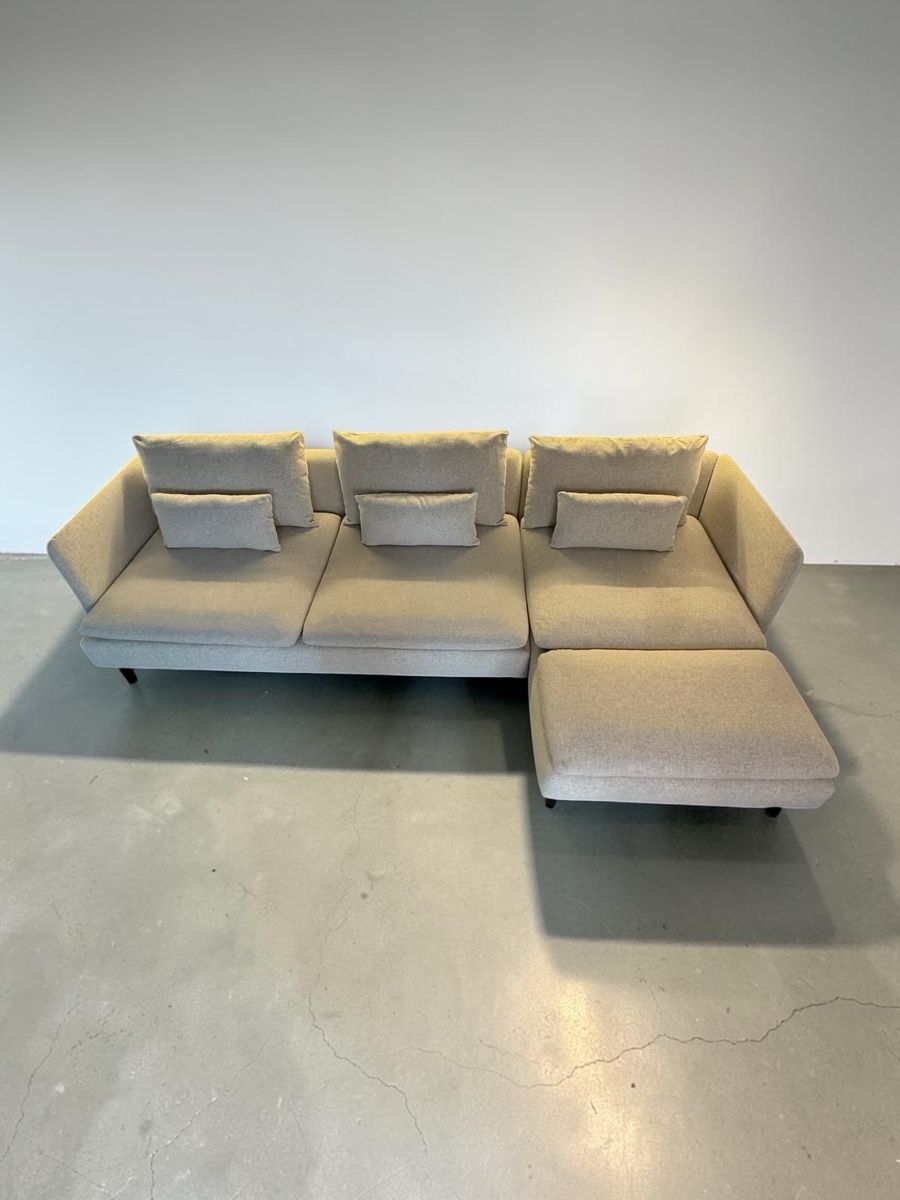 Sofas: Ecksofa Pasatell-Silber mit Gratis Lieferung – D'occasion à Fehraltorf par Sofalab.swiss 2