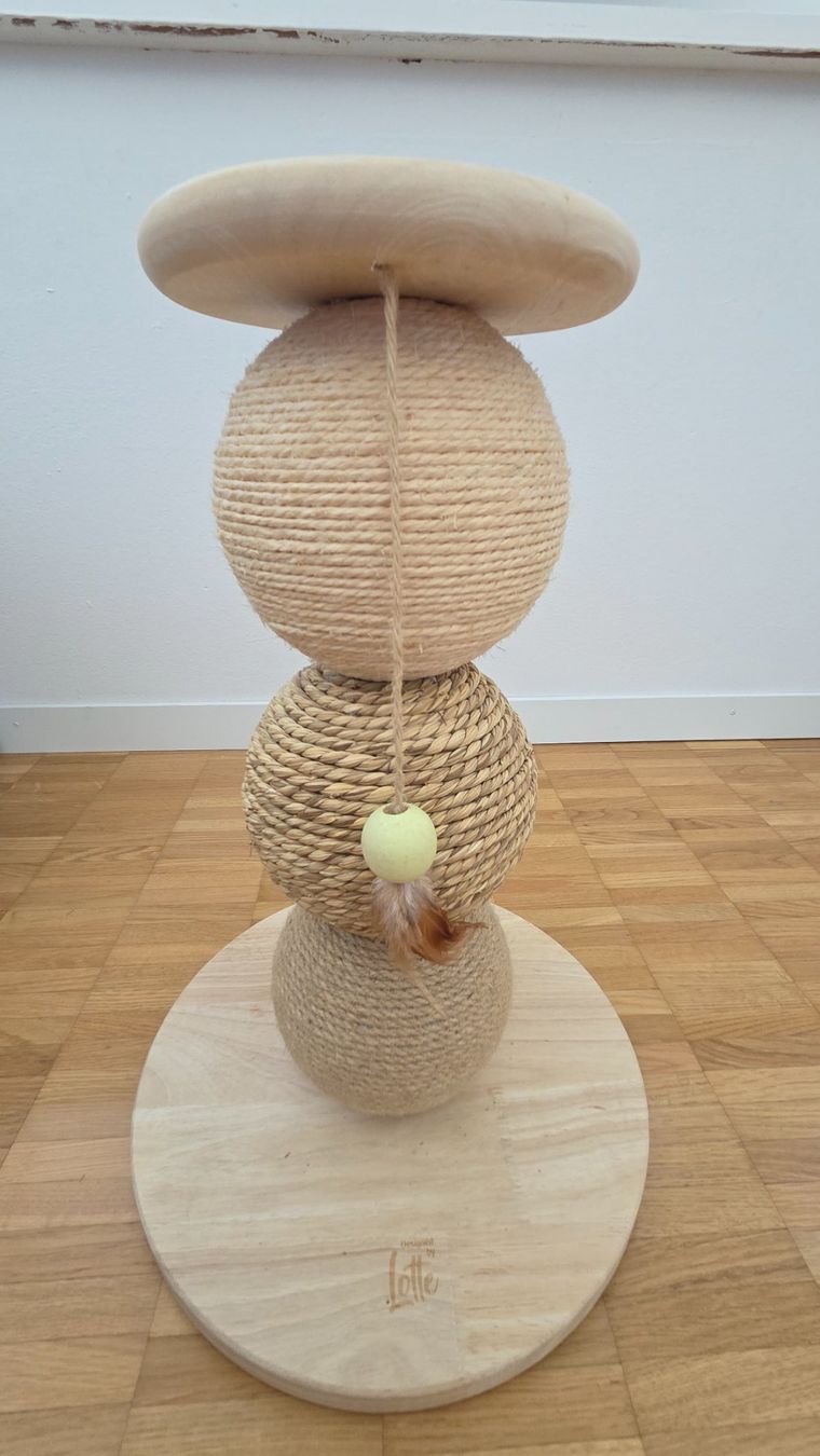 Katzenbaum - Kratzbaum: Katzen-Kratzbaum "Designed by Lotte Elio" – Gebraucht aus Zürich von pixelixi