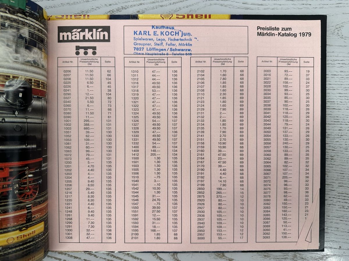 Märklin Documenti: Märklin Katalog 1979 D – Usato da Lupsingen venduto da New-Haven 1