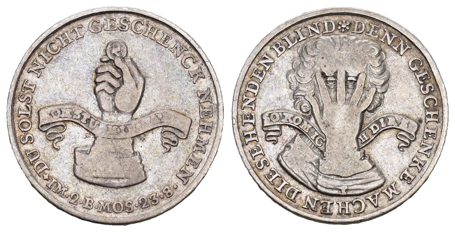 Alle Münzen: Hamburg O.J 1708 – Gebraucht aus Bern von numismatictops