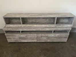 Meuble pour télévision et étagère murale 140 cm