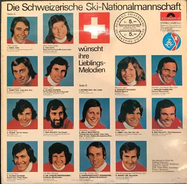 Dischi in vinile: Vinyl Schweizer Skinationalmannschaft 1975 – Usato da Bonaduz venduto da Mikebond
