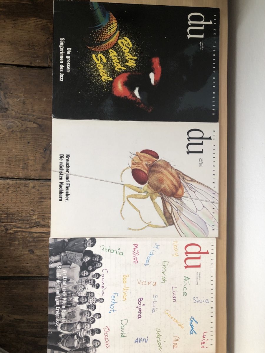 Zeitschriften & Magazine: DU Zeitschriften Sammlung , 10 Stk., 1992-2001 – Defekt aus Bremgarten b. Bern von eblake 2