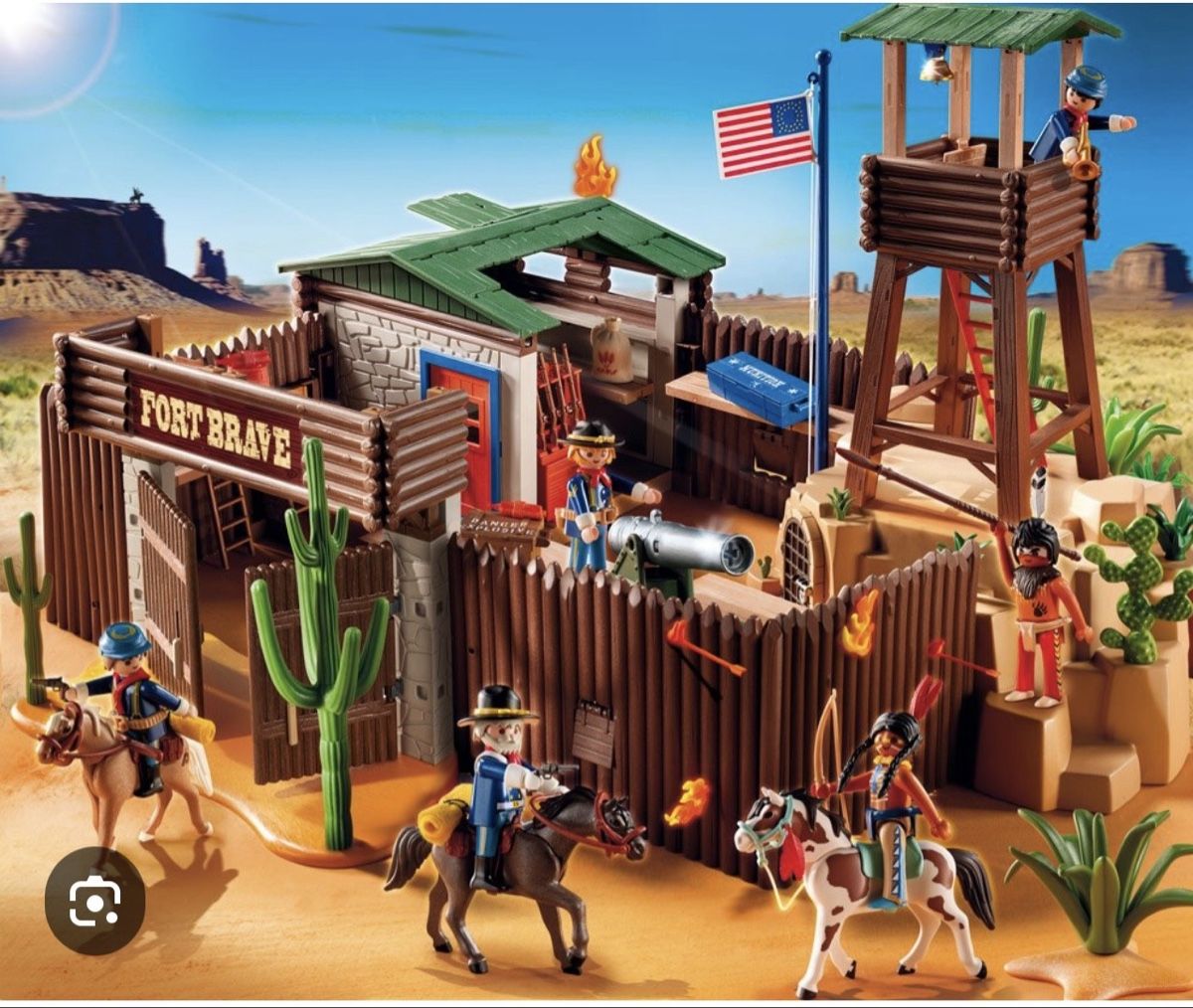 Playmobil Giocattoli: Playmobil Western Fort – Usato da Zeiningen venduto da Pimzwerg