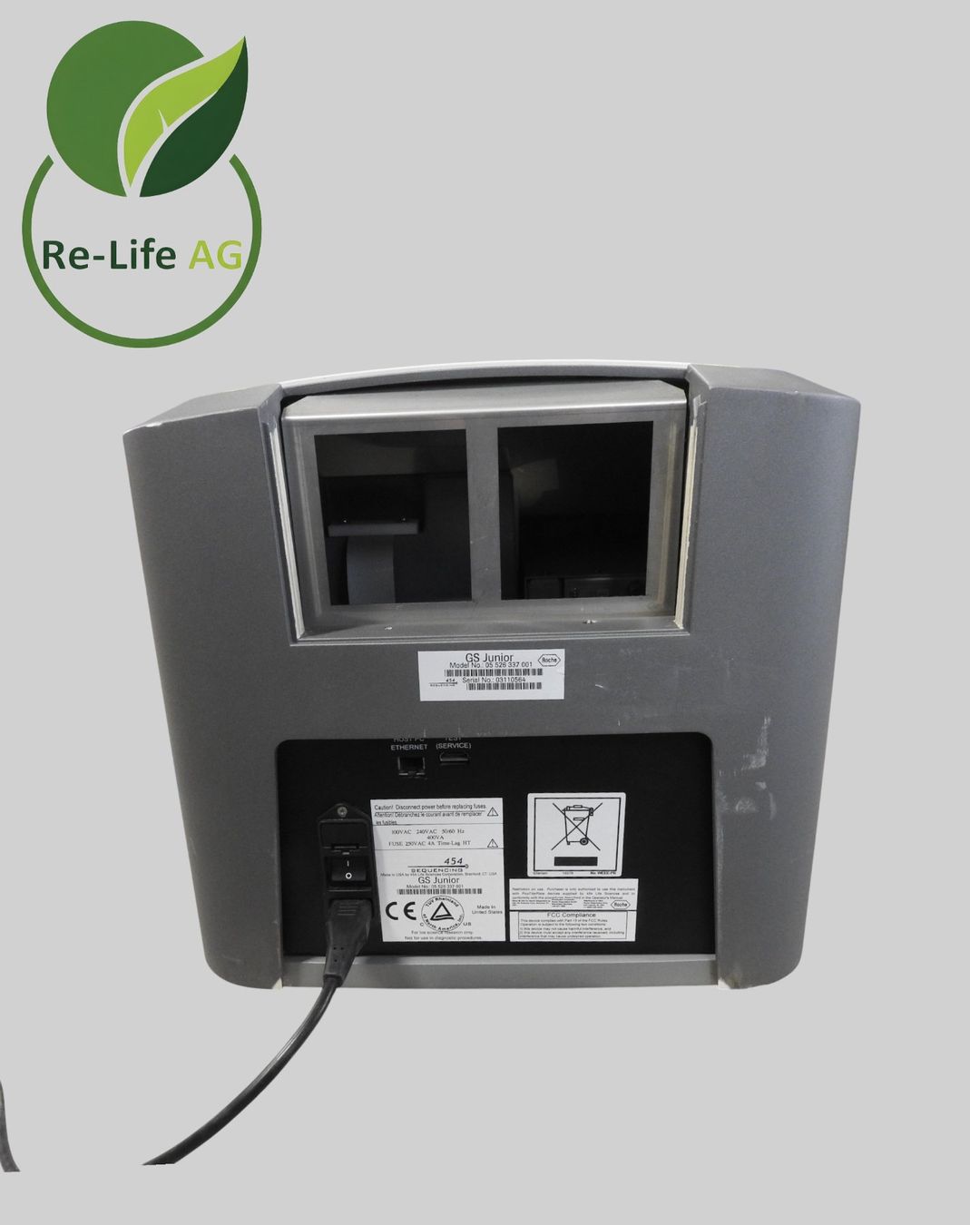 Alle Maschinen: ROCHE GS Junior 454 Sequencing Benchtop DNA Sequencer – Gebraucht aus Reinach BL von Re-LifeAG_Labor 3