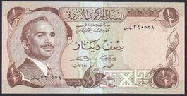Jordanien 1/2 Dinar 1985