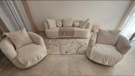 Canapé + 2 fauteuils