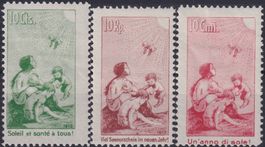 1912, JI-JIII alle drei Vorläufer */**, tadellos, Kat: 600.-