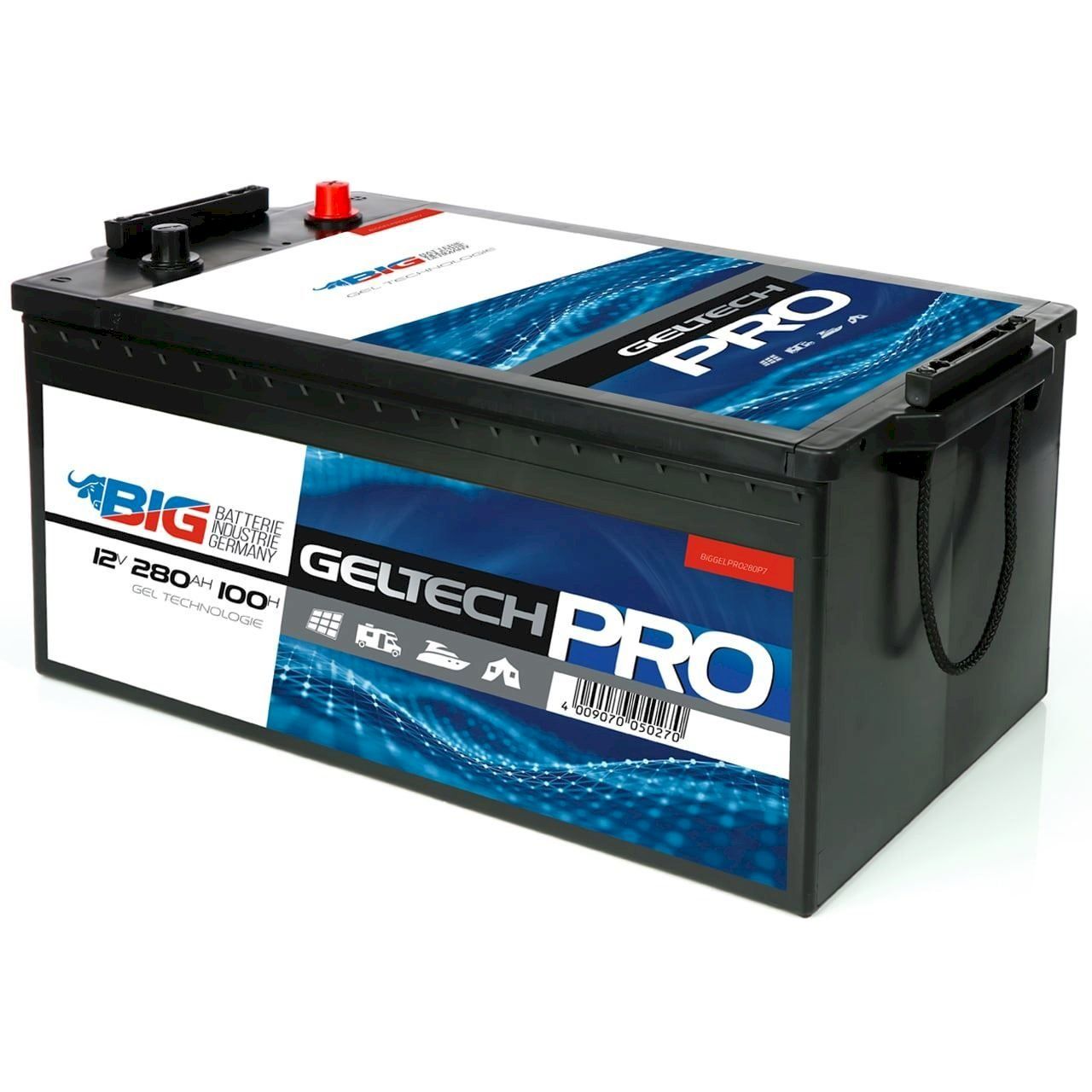Elettrotecnica: BIG GELTECH PRO GEL Batterie 12V 280Ah – Nuovo e nell'imballaggio originale da Bottighofen venduto da zaap 1