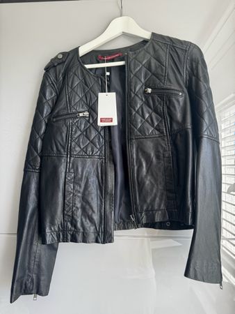 Veste cuir comptoir des cotonniers 