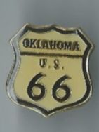 Placchette & Badge: Route 66 Oklahoma USA, Pin – Usato da Zürich venduto da t24_de
