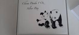 Sammelbox China Silberpandas