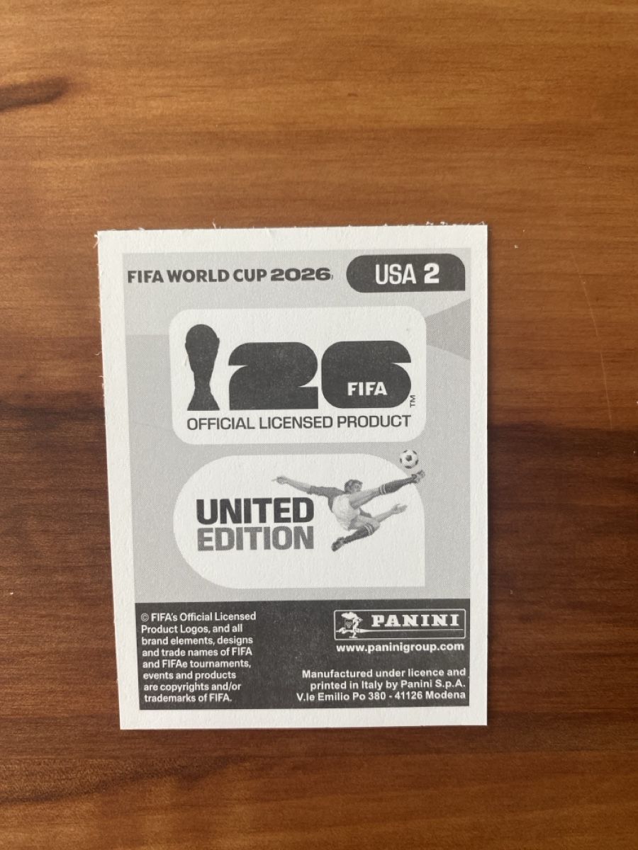 Panini Carte collezionabili: Panini USA 2 – Nuovo (secondo la descrizione) da Gränichen venduto da lia_1997_ 1